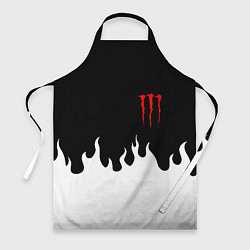 Фартук Monster energy red logo