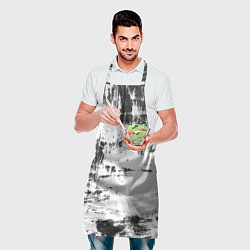 Фартук кулинарный Color black and white, цвет: 3D-принт — фото 2