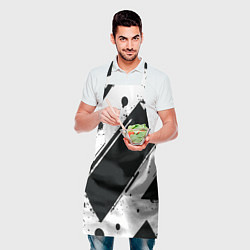 Фартук кулинарный Color black white, цвет: 3D-принт — фото 2