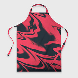 Фартук кулинарный Color black red, цвет: 3D-принт
