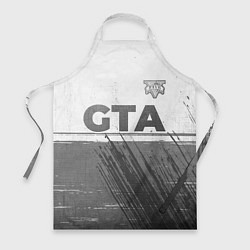 Фартук кулинарный GTA - white gradient посередине, цвет: 3D-принт