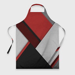 Фартук Color black red grey