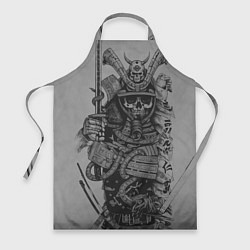 Фартук кулинарный Мертвый самурай призрак, цвет: 3D-принт
