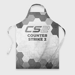 Фартук кулинарный Counter Strike 2 - white gradient, цвет: 3D-принт