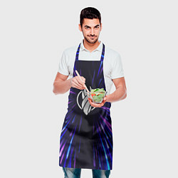 Фартук кулинарный Dead Space neon energy, цвет: 3D-принт — фото 2