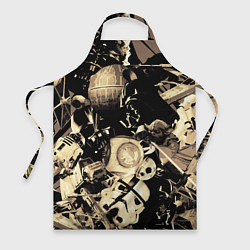 Фартук кулинарный Дарт Вейдер Йода Чубакка и другие из Star Wars, цвет: 3D-принт