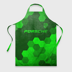 Фартук Porsche - green gradient посередине