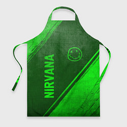 Фартук кулинарный Nirvana - green gradient вертикально, цвет: 3D-принт