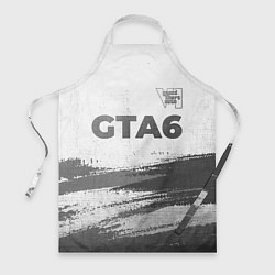 Фартук кулинарный GTA6 - white gradient посередине, цвет: 3D-принт