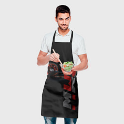 Фартук кулинарный BMW спидометр и надпись, цвет: 3D-принт — фото 2