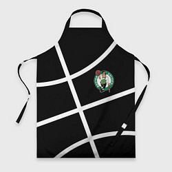 Фартук кулинарный Boston Celtics black, цвет: 3D-принт