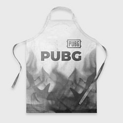 Фартук кулинарный PUBG - white gradient посередине, цвет: 3D-принт