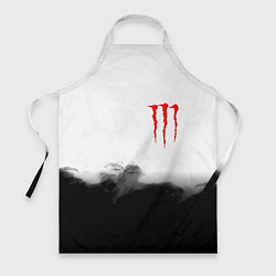 Фартук кулинарный Monster energy splash smoke, цвет: 3D-принт