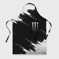 Фартук Monster energy краски штрихи белые