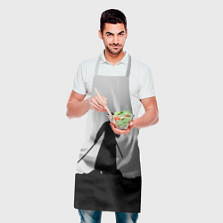 Фартук кулинарный Самурай в поле, цвет: 3D-принт — фото 2