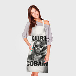 Фартук кулинарный Kurt Cobain - grunge-art, цвет: 3D-принт — фото 2