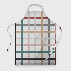 Фартук кулинарный Плетенка пастельная, цвет: 3D-принт