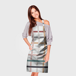 Фартук кулинарный Плетенка пастельная, цвет: 3D-принт — фото 2