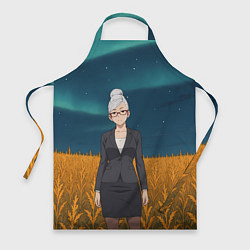 Фартук кулинарный Сэйко Аясэ Дандадан, цвет: 3D-принт