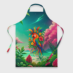 Фартук Попугай и тропики
