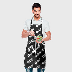 Фартук кулинарный Doom off black, цвет: 3D-принт — фото 2