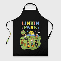 Фартук Linkin Park, мультяшный стиль