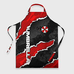 Фартук кулинарный Umbrella corp - разрывы, цвет: 3D-принт