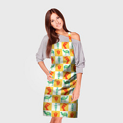 Фартук кулинарный Мотивы Египта, цвет: 3D-принт — фото 2