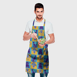 Фартук кулинарный Символы Египта, цвет: 3D-принт — фото 2