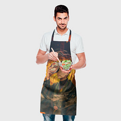 Фартук кулинарный Хаято Суо - Ветролом, цвет: 3D-принт — фото 2