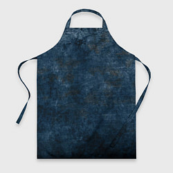 Фартук Абстракция - old blue wall with black stains
