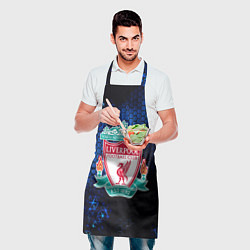 Фартук кулинарный Ливерпуль соты броня, цвет: 3D-принт — фото 2