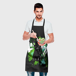 Фартук кулинарный One Piece силуэт Ророноа Зоро, цвет: 3D-принт — фото 2
