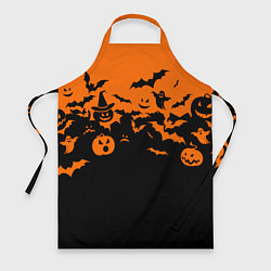 Фартук Хэллоуин тыквы и призраки