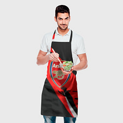 Фартук кулинарный Арсенал геометрия полосы краски, цвет: 3D-принт — фото 2