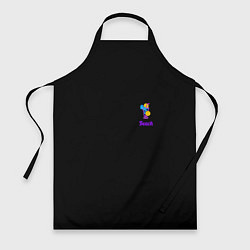 Фартук кулинарный Night beach, цвет: 3D-принт