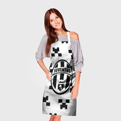 Фартук кулинарный Juventus x minecraft pattern, цвет: 3D-принт — фото 2