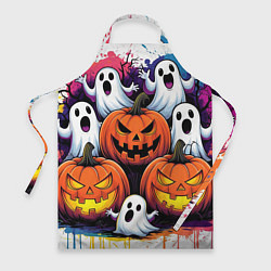 Фартук кулинарный Happy Halloween 25, цвет: 3D-принт