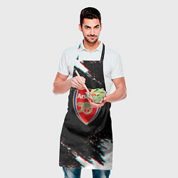 Фартук кулинарный Арсенал краски глитч текстура, цвет: 3D-принт — фото 2