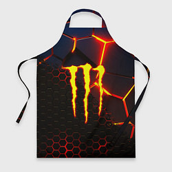 Фартук кулинарный Monster energy броня краски, цвет: 3D-принт