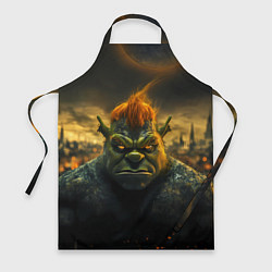 Фартук кулинарный Шрек после взрыва, цвет: 3D-принт