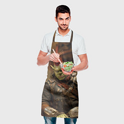 Фартук кулинарный Шрек панк в человеческом облике, цвет: 3D-принт — фото 2