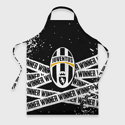 Фартук кулинарный Juventus подедитель краски, цвет: 3D-принт