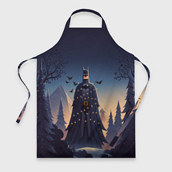 Фартук кулинарный Новогодний Бэтмен, цвет: 3D-принт