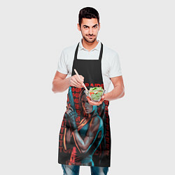 Фартук кулинарный Lara Croft с пистолетом, цвет: 3D-принт — фото 2