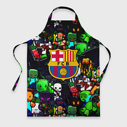 Фартук Minecraft x barcelona fc