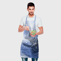 Фартук кулинарный Снежки попали в тебя, цвет: 3D-принт — фото 2