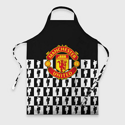 Фартук кулинарный Манчестер Юнайтед люди паттерн, цвет: 3D-принт