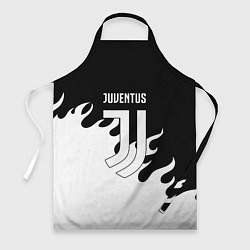 Фартук кулинарный Ювентус огонь текстура, цвет: 3D-принт