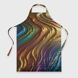 Фартук кулинарный Сморщенные складочки жидкости, цвет: 3D-принт